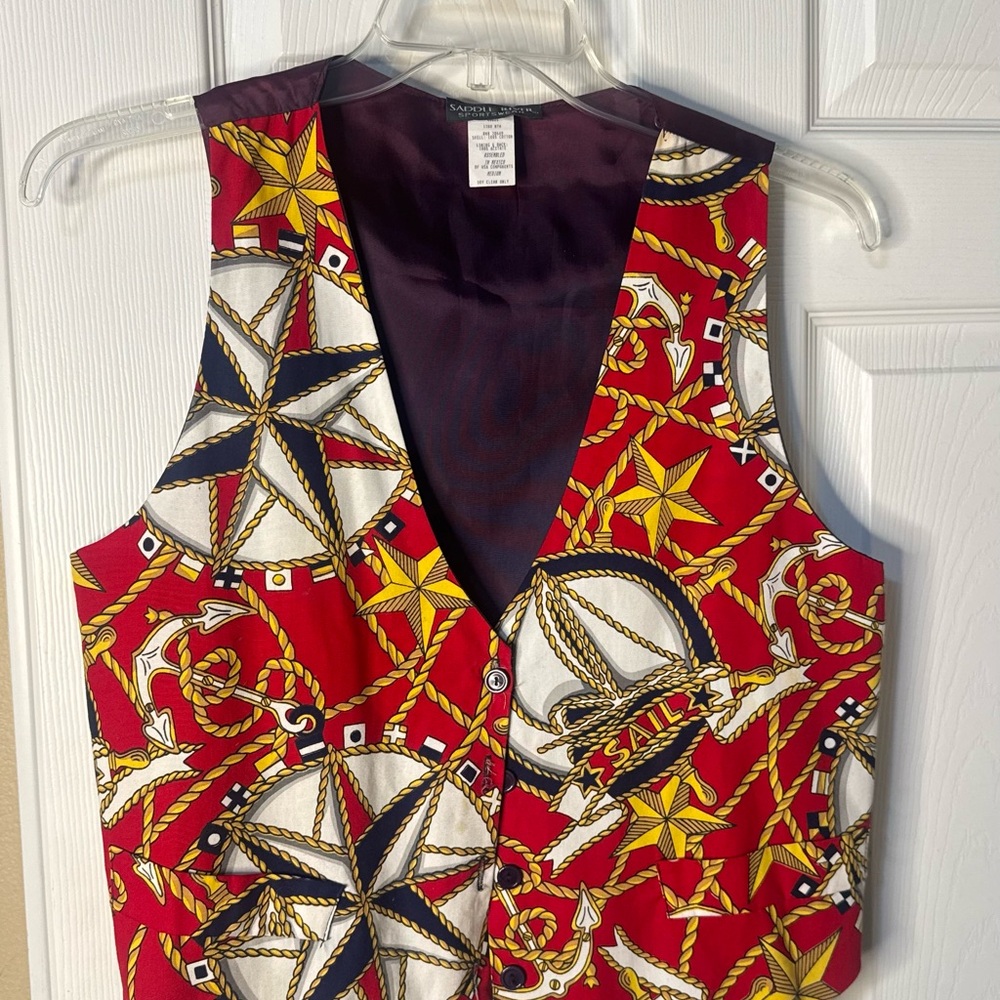 Sailor's Delight Red Vest